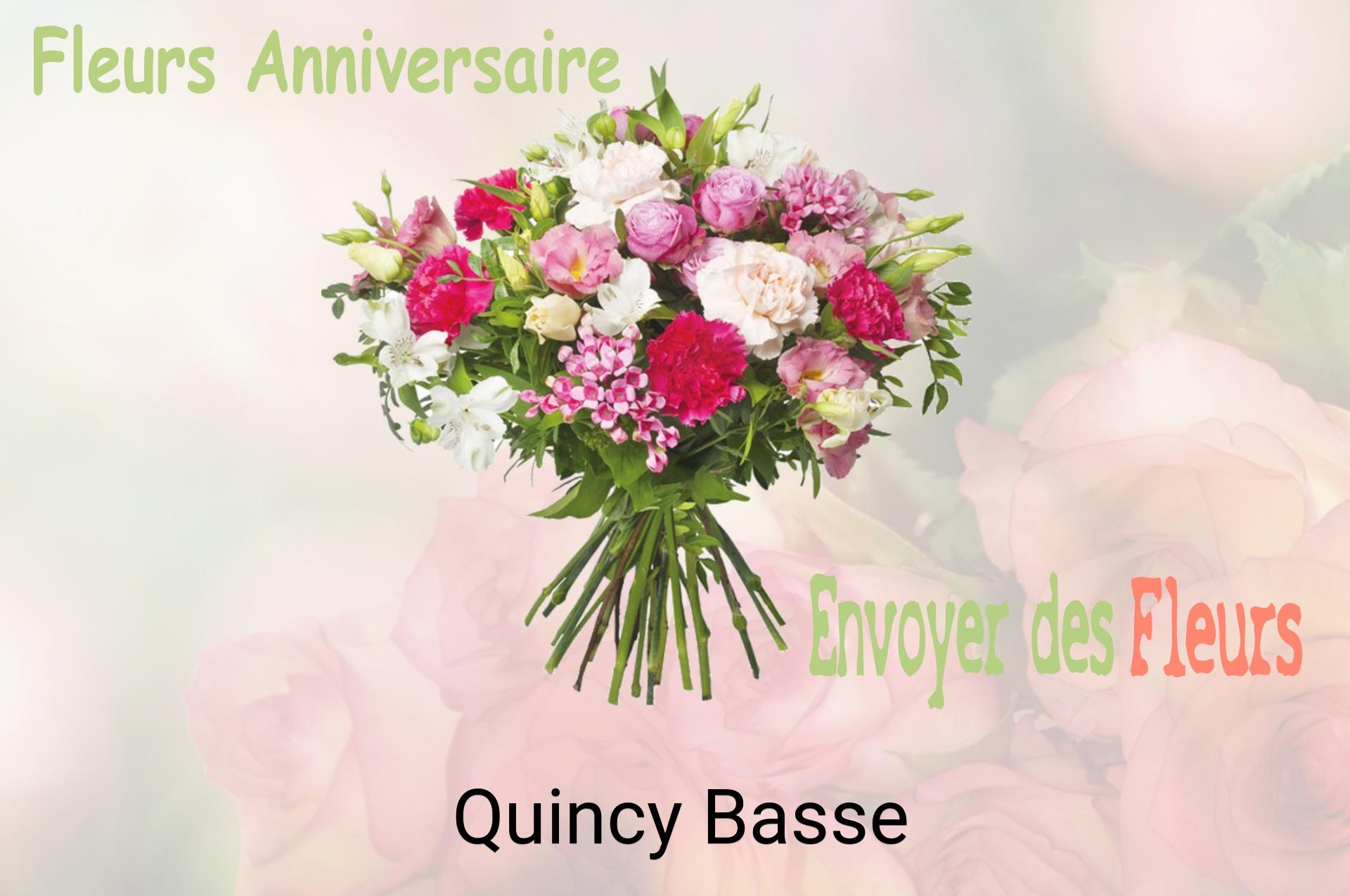 Bouquet de fleurs d’anniversaire livré à Quincy-Basse